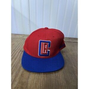 Mitchell & Ness Los Angeles LA Clippers NBA Red White Blue Snapback Adj Hat Cap
